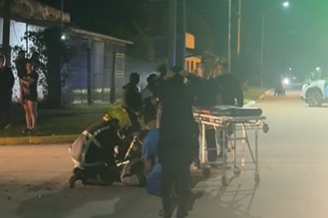 Accidente de tránsito en Alvear y Sarmiento